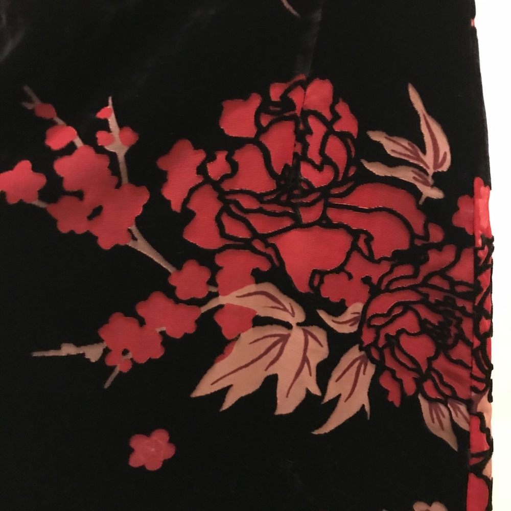 French Connection Wilma Devore Burnout Velvet A-Li - Picture 4 of 8